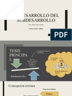 El desarrollo del subdesarrollo Aldhair