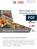 Marco Legal de La Inversión Privada y APPs