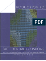An Introduction To Diff Equations