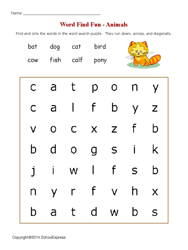My Book of Word Finds Book1.4 PDF | PDF