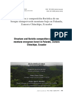 HERRERA Estructura y Composición Forística de Un Bosque Siempreverde Montano Bajo en Palanda, Zamora Chinchipe, Ecuador