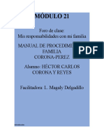 Foro Mis Responsabilidades Con Mi Familia