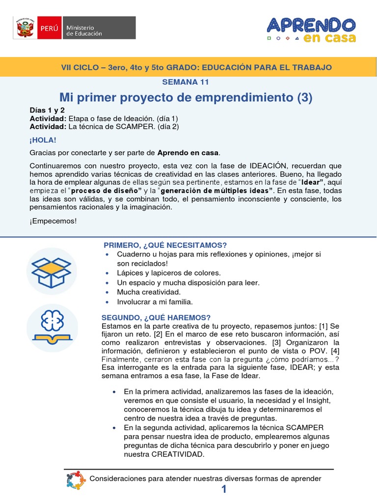 Semana 11 - 3°, 4° y 5° EPT - Sseion - Mi Primer Proyecto de ...