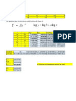 Regresion Potencia Excel