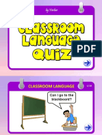 Classroom Language Phrases Interactive Activity