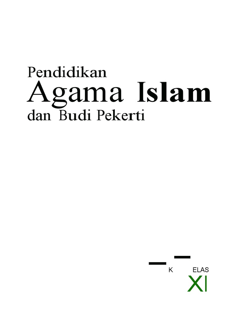 Kelas 11 Sma Pendidikan Agama Islam Dan Budi Pekerti Siswa Pdf