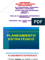 Semana 7 El Planeamiento Estratégico Empresarial