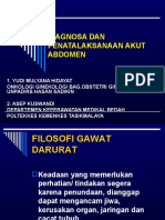 Diagnosa Dan Penatalaksanaan Akut Abdomen