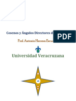 Cosenos y Ángulos Directores de Un Vector - Antonio Herrera Escudero