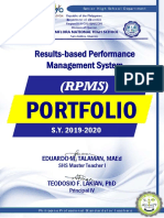 Results-Based Performance Management System: Portfolio