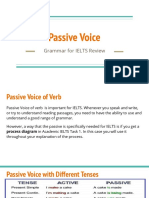 Passive Voice: Grammar For IELTS Review