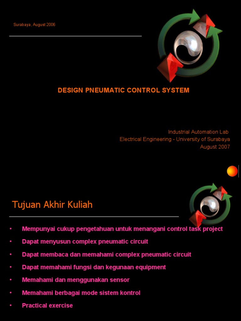 Design Pneumatic Control System: Surabaya, August 2006 | PDF | Actuator ...