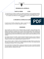 Borrador Decreto Prisión Domiciliaria