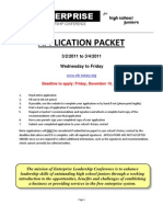 Application Packet: Enterprise