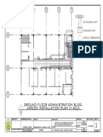Ground Floor Administration Bldg. Aircon Installation Plan (Ii Acu)