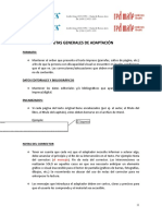 Parámetros de Configuración y Pautas de Corrección-Adaptación para Libros