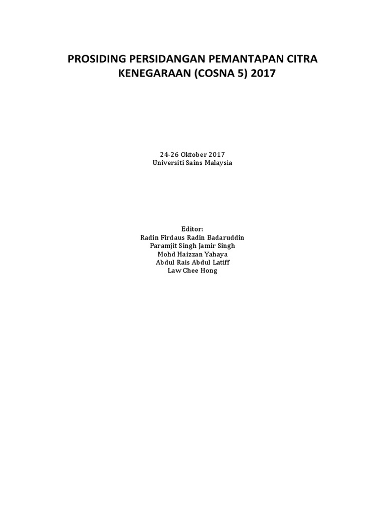 Prosiding Persidangan Pemantapan Citra K Pdf