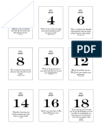 Printable Even Date Tags (Bible Verse)