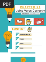 Chapter 21 - Using Verbs Correctly