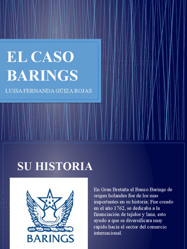 El Caso Barings PDF Economias Bancario