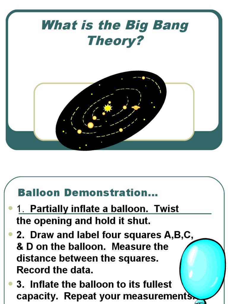 Big Bang Theory Overview and Demonstration | PDF | Big Bang | Universe