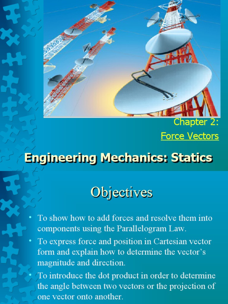 Force Vector Analysis in Statics | PDF | Euclidean Vector | Cartesian ...