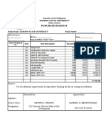 Purchase Request: Quirino State University