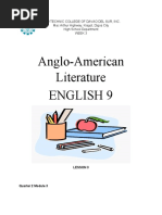 English 9 Summer Week 3