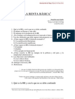 La renta básica y su debate en Europa