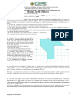 Prueba final de Física Fundamental con 4 problemas de ondas y oscilaciones armónicas