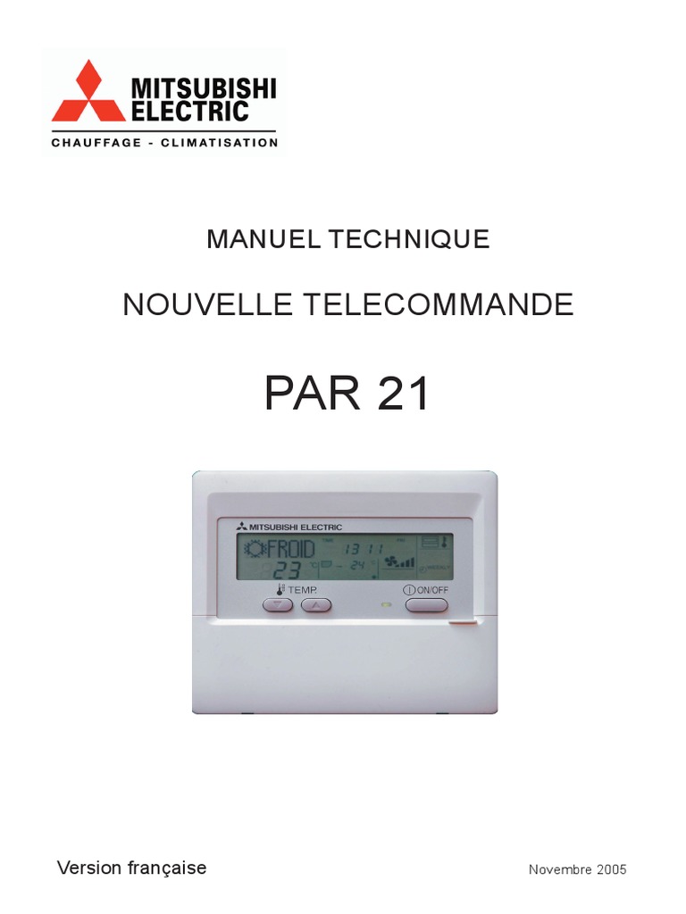 Panneau De Commande De Climatisation PAR-21MAA, Compatible Avec Mitsubishi PAR-21MAA, Pièces De Climatisation Centrale