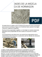 Propiedades de La Mezcla Fresca de Hormigon PDF