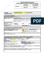 Ft-Ssta-32 Formato Único para Reporte de Accidente de Trabajo