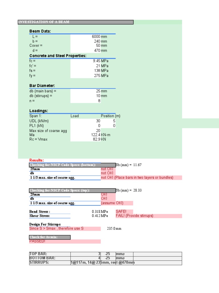 Beam Data:: Investigation of A Beam | PDF | Teaching Methods ...
