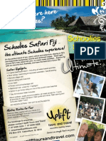 Schoolies Safari Fiji Promo Flyer Email