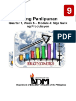 Corrected AP9 - q1 - Mod4 - mga-SalikNgProduksyon - v1