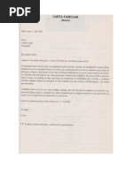 Carta Familiar (Ejemplo)