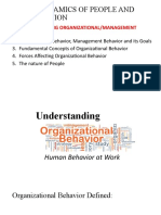 Understanding Human Behavior in Organizations