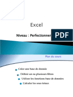 Les Base de Donnees Sous EXCEL