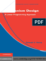 [Econometric Society Monographs] Rakesh V. Vohra - Mechanism Design_ A Linear Programming Approach (2011, Cambridge University Press)