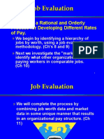Developing a Rational Job Evaluation Process