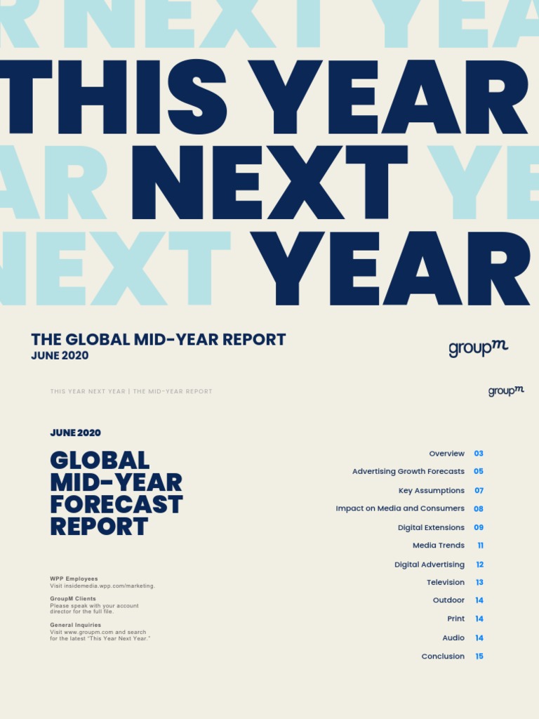 GroupM Advertising Forecast PDF Marketing Advertising