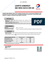 Total Quartz Energy 9000hks g310 5w30 2017