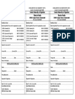 Deposit Slip For Faculty and Staff - Bank