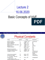 Introduction to Basic Concepts of High Voltage Engineering