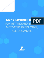 My 17 Favorite Tools For Getting Staying Motivated Productive and Organized