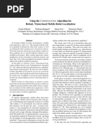 Using The C Algorithm For Robust, Vision-Based Mobile Robot Localization