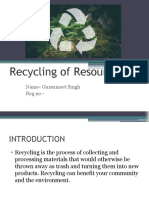 Benefits of Recycling and Reducing Waste