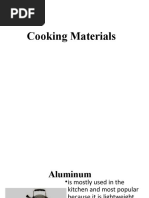 Cooking Materials