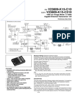 V23809-K15-C10 V23809-K15-C310: 5 V 3.3 V 1300 NM Single Mode 1.3 GBD Gigabit Ethernet Transceiver 1X9